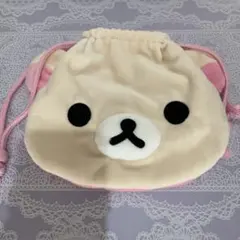 コリラックマ　ぬいぐるみ巾着