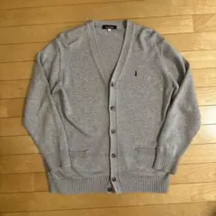 EASTBOY★イーストボーイ★グレー★Vネックカーディガン★高校生★XL