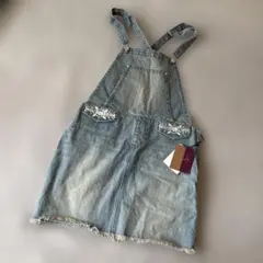 【新品未使用品】Rady デニムサロペット ビジュー付き