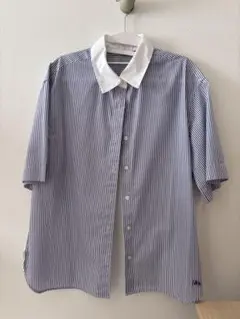 ユニクロ JW Anderson ストライプ 半袖シャツ