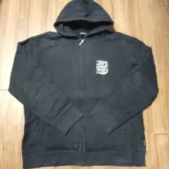 BURBERRY BLACK LABEL ブラック パーカー Lsize