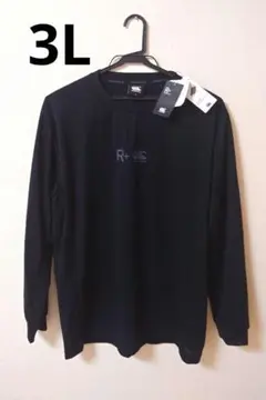 【10時迄セール】canterbury R+ブラック長袖カットソー3L新品未使用