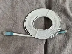 ホワイト LANケーブル