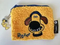 ひつじのショーン　もこもこスクエアポーチ ビッツァー