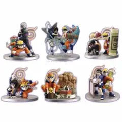 【全6種フルコンプ/未開封】ナルト カードスタンド 木ノ葉絵巻 フィギュア 全6種フルコンプ】ナルト カードスタンド 木ノ葉絵巻 フィギュア