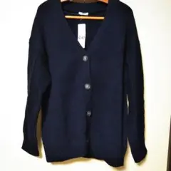 GU ボーイフレンドカーディガン ネイビー XL