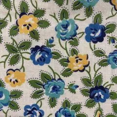 1930〜40年代ビンテージ生地　レトロな花柄です♪