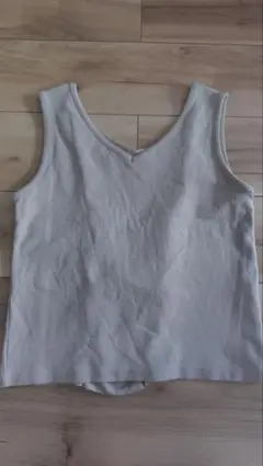 AZUL BY MOUSSY レースアップ タンクトップ ベージュ Sのサムネイル