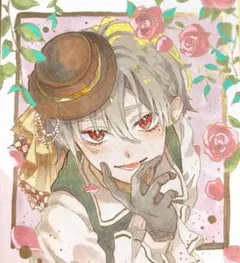 k*y様 手描きイラスト　アナログ　原画　オリジナル　男の子