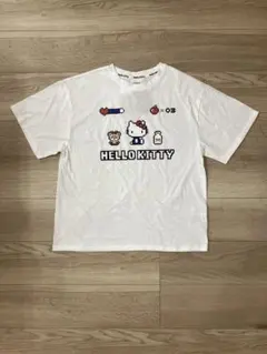 新品未使用タグ付き未開封おまけ付きドン・キホーテ限定ハローキティ半袖Tシャツのサムネイル