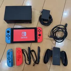 【動作確認・初期化済】Nintendo Switch 本体＋付属品あり