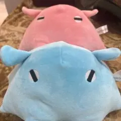 えのすい　めんだこ　ぬいぐるみ 2体セット ピンク ブルーのサムネイル