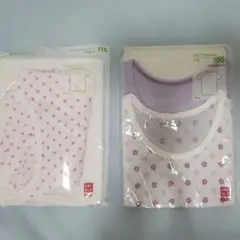 UNIQLO アンダーシャツ 100cm2枚　 110cm 2枚　計4枚半袖