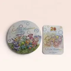 東京ディズニーシー 20周年 ダッフィー＆フレンズ ステッカー コースターセット