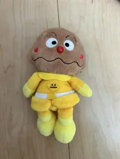 カレーパンマン ぬいぐるみ 黄色 約17cm