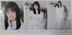 《メルカリ便》乃木坂46 遠藤さくら オールホワイトコーデ 生写真 ３種コンプ