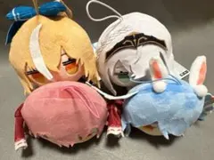 ホロライブ 寝そべりミニマスコット 4種セット(ペコら/マリン/ノエル/フレア)