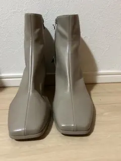 snidel （スナイデル）スクエアショートブーツ　ブーティ Lサイズ