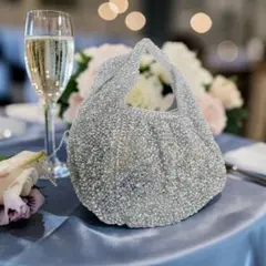 美品 ANTEPRIMA ワイヤーバッグ クリア シルバー 上品 結婚式