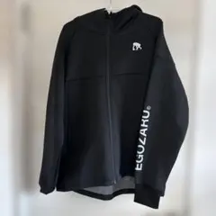EGOZARU フルジップ フード付き ウォームアップウェア 黒