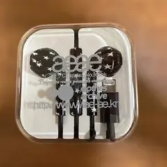 aeae USB-C 有線イヤホン ブラック 黒 星柄 - メルカリ