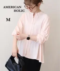 AMERICAN HOLIC サラックールタックブラウス Mサイズのサムネイル