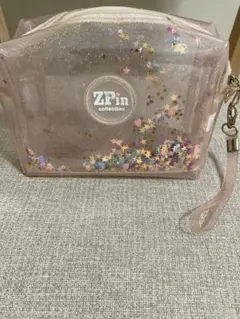 ZPin collection 星とハートのラメ入りクリアポーチのサムネイル