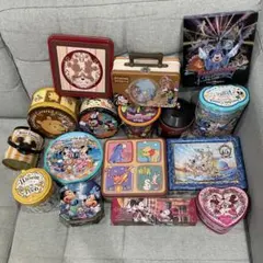 Disney　ディズニー　お菓子　空き缶　空き箱　空き容器　まとめ売り