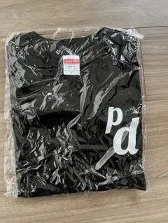 未使用 黒 Tシャツ ロゴ入り