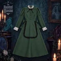 洋館メイド コスプレ M ハロウィン ホーンテッドマンション Dハロ 仮装 衣装