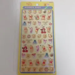 ボンボンドロップシール ミニ ディズニー くまのプーさん　シール