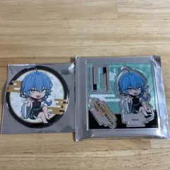 サカモトデイズ アニメガ アクリルスタンド 缶バッジ 赤尾 リオン