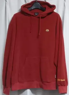 Keith Haring UNIQLO フリースパーカー Ｌ 赤 キースヘリング