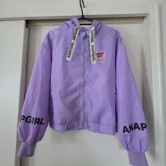 【Mサイズ】ANAP GIRL ウィンドブレーカー パープル ジャンバーのサムネイル