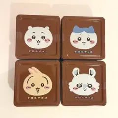 未開封 ❤︎ ちいかわ チロルチョコ缶 4種 コンプリート セットのサムネイル