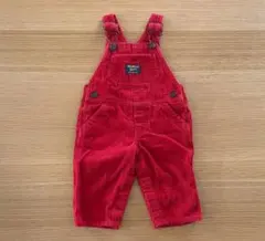 OshKosh B'gosh コーデュロイ オーバーオール 赤