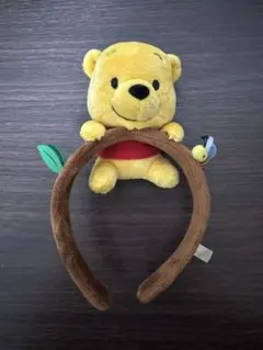 プーさん カチューシャ ぬいぐるみ付き