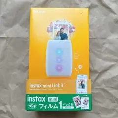 【フィルム付】instax mini Link 3 クレイホワイト 新品未開封