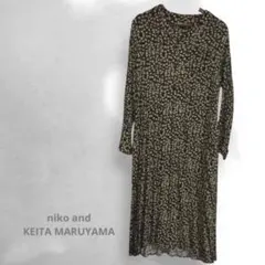 niko and KEITAMARUYAMA 花柄長袖ワンピースサイズM