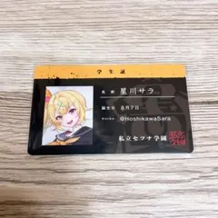 にじさんじ YANKEE ROAD チェキ 星川サラ