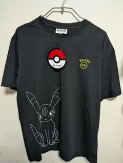 ◆超メルカリ市限定【未使用品3L】ポケモン◎ブラッキー●刺繍ロゴ●スカジャン 新品タグ付】ポケモン ブラッキー バックプリント Tシャツ 3L 黒 完売