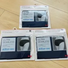 UNIQLO エアリズム　シームレスショーツ M 3枚セット　ヒップハンガー