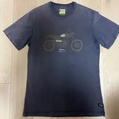Barbour バイクプリント Tシャツ M グレー