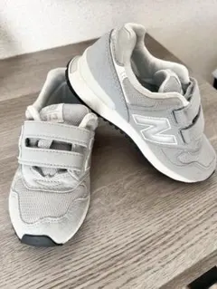 New Balance スニーカー 17.5cm PO313 現行モデル グレー