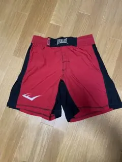 EVERLAST ボクシングショーツ レッド/ブラックのサムネイル