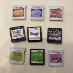 ニンテンドー3ds/dsソフト　9本
