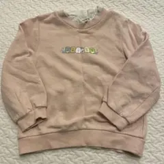 シューラルー　すみっコぐらし　トレーナー　ピンク　110cm