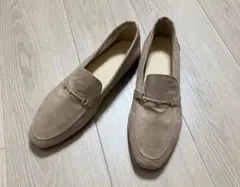 【即購入◎ 新品未使用 レディースシューズ ローファー(24,5/ベージュ)】