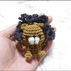 ミニミニ あみぐるみ スイカにギュッのライオンさん ストラップ - メルカリ