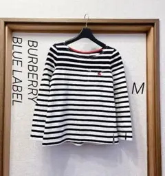 ❤️美品★BURBERRY BLUE LABEL カットソー　ホースロゴ刺繍　M